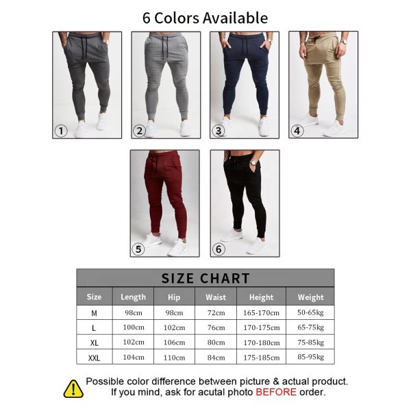 Hombre Training Running Track Pants Sweatpants Homme Slim Workout Joggers Fitness Jogging Gym Trousers for Men
