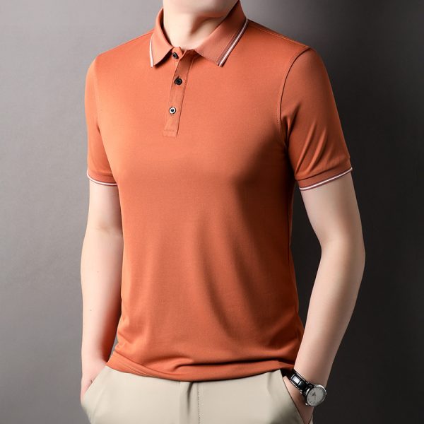 Wholesale Summer Promotion Breathable Short Sleeve Loose Fit Plain Man Polo Shirt