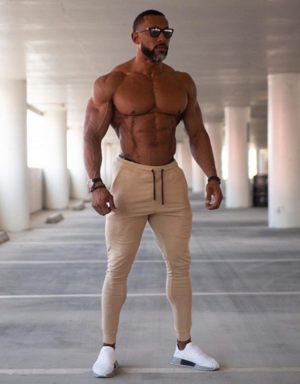 Hombre Training Running Track Pants Sweatpants Homme Slim Workout Joggers Fitness Jogging Gym Trousers for Men