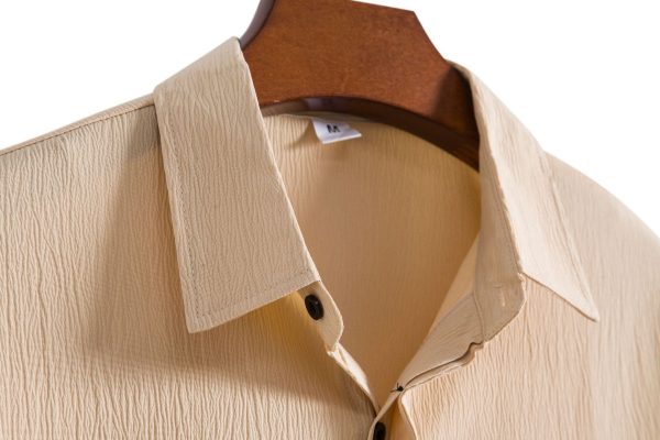 Wholesale Breathable Soft Summer Casual Short Sleeve Button up Shirt Men